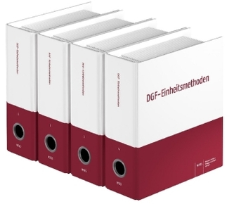 DGF-Einheitsmethoden, 4, 4 Teile m. CD-ROM, zur Fortsetzung