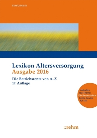 Lexikon Altersversorgung 2016