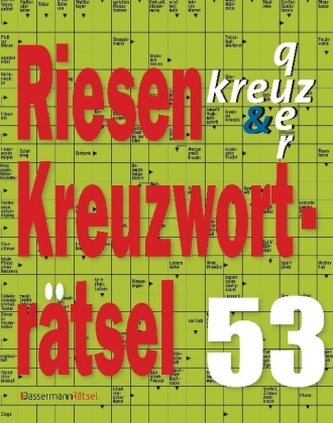 Riesen-Kreuzworträtsel. Bd.53