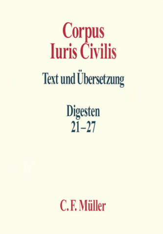 Corpus Iuris Civilis, 8 Bde. zur Subskription