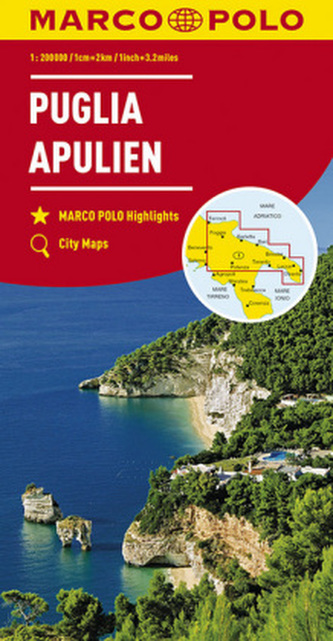 Apulie / mapa 1:200 000 (Itálie č. 11)