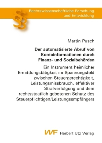 Der automatisierte Abruf von Kontoinformationen durch Finanz- und Sozialbehörden