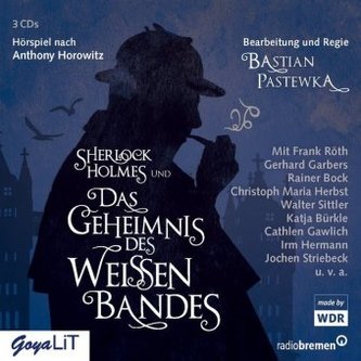 Sherlock Holmes und das Geheimnis des weißen Bandes, 3 Audio-CDs