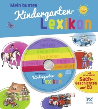 Mein buntes Kindergartenlexikon, m. Audio-CD