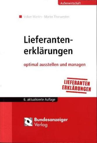Lieferantenerklärungen optimal ausstellen und managen