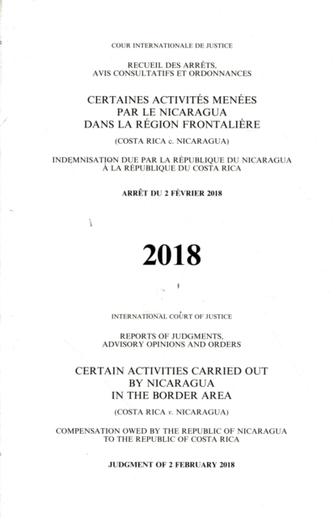 Reports of Judgments, Advisory Opinions and Orders