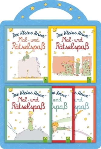 Der Kleine Prinz - Mal- & Rätselspaß, 5 Minibücher