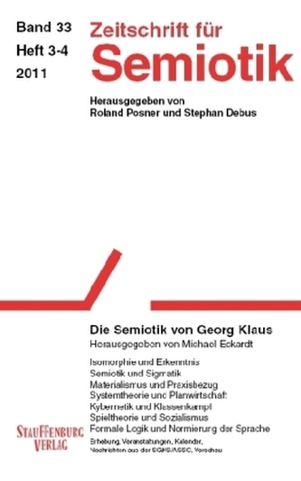 Zeitschrift für Semiotik. Bd.33/3-4