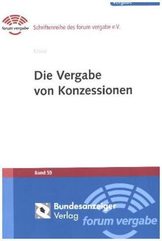Die Vergabe von Konzessionen