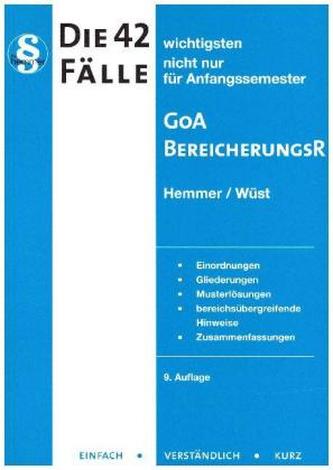 Die 42 wichtigsten Fälle GoA/Bereicherungsrecht