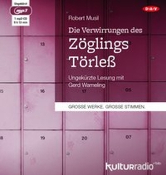 Die Verwirrungen des Zöglings Törleß, 1 MP3-CD