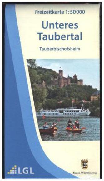 Topographische Freizeitkarte Baden-Württemberg Unteres Taubertal Topographische Freizeitkarte Baden-Württemberg Unteres Taubertal