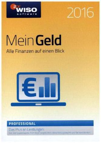 WISO Mein Geld 2016 Professional, CD-ROM WISO Mein Geld 2016 Professional, CD-ROM
