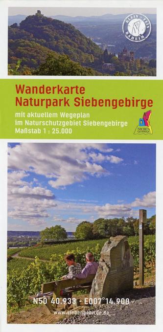 Wanderkarte Naturpark Siebengebirge