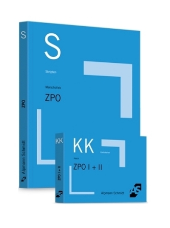 Skript ZPO, m. Karteikarten ZPO I + II