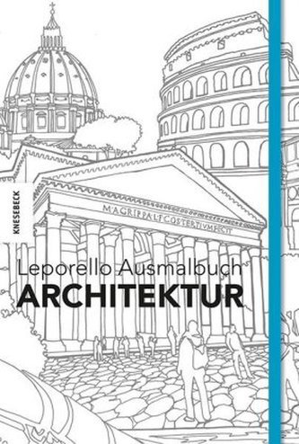 Leporello Ausmalbuch Architektur