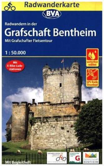 BVA Radwanderkarte Radwandern in der Grafschaft Bentheim 1:50.000