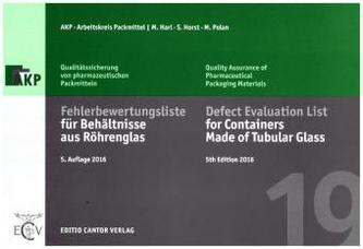 Fehlerbewertungsliste für Behältnisse aus Röhrenglas