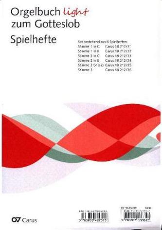 Spielhefte zum Orgelbuch light, Stimmenset
