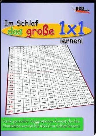 Im Schlaf das große 1x1 lernen!, Audio-CD