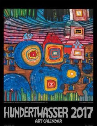 Hundertwasser Art Calendar 2017 (Format 44 x 34 cm)