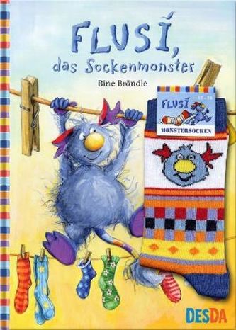 Flusi das Sockenmonster, m. Original-Flusi-Socken (Größe 27-30)