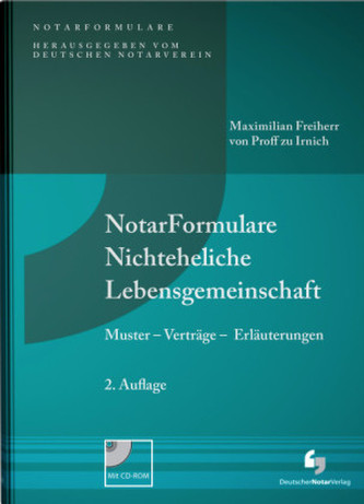NotarFormulare Nichteheliche Lebensgemeinschaft, m. CD-ROM
