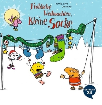Fröhliche Weihnachten, kleine Socke!