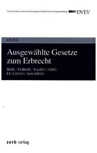 Ausgewählte Gesetze zum Erbrecht (ErbR)