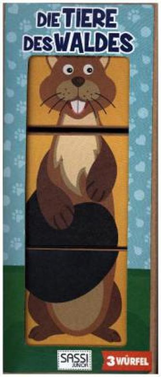 Die Tiere des Waldes (Würfelpuzzle)