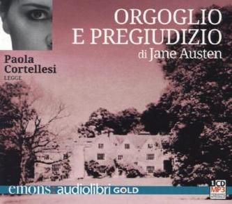Orgoglio e pregiudizio, 1 MP3-CD. Stolz und Vorurteil, MP3-CD, italienische Version