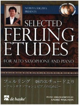 Selected Ferling Etudes for Alto Saxophone, m. 2 Audio-CDs