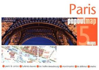Paris Popout Map, 2 maps