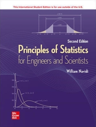 ISE Principles of Statistics for Engineers and Scientists