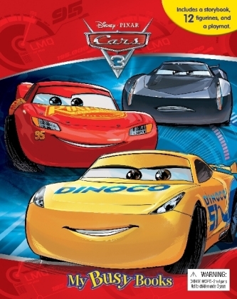 Cars 3, Spielbuch + 12 Spielfiguren + Spielmatte