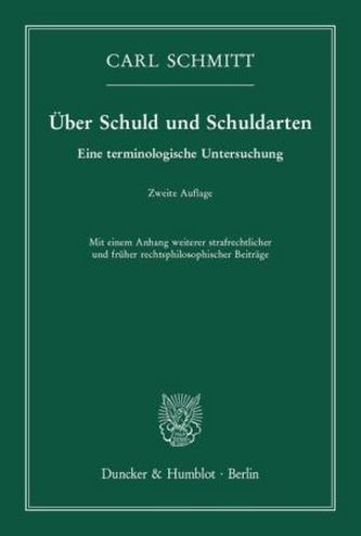 Über Schuld und Schuldarten