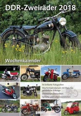 DDR-Zweiräder, Wochenkalender 2018