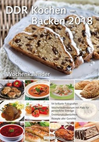 DDR-Kochen & Backen, Wochenkalender 2018