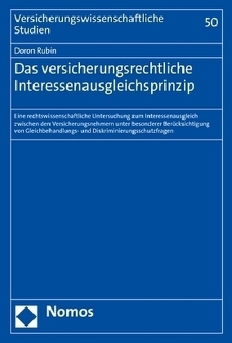 Das versicherungsrechtliche Interessenausgleichsprinzip Das versicherungsrechtliche Interessenausgleichsprinzip