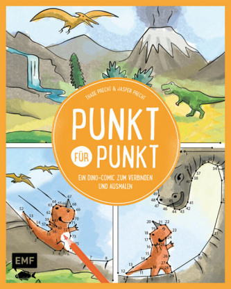 Punkt für Punkt - Ein Dino-Comic zum Verbinden und Ausmalen Punkt für Punkt - Ein Dino-Comic zum Verbinden und Ausmalen