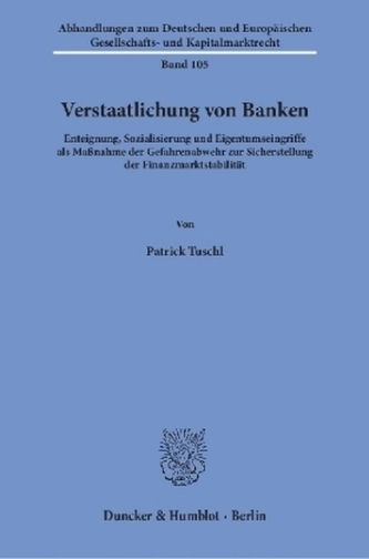 Verstaatlichung von Banken