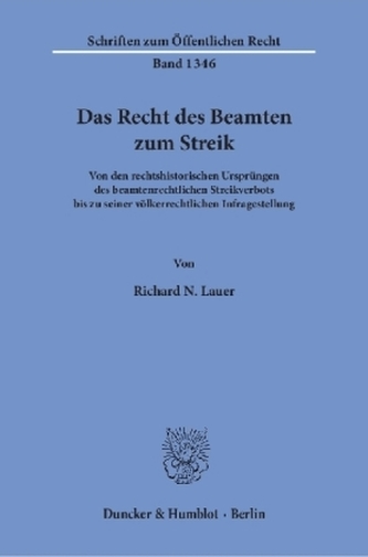 Das Recht des Beamten zum Streik