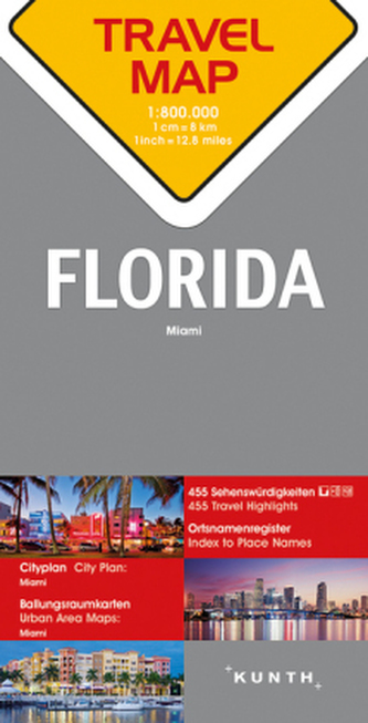 Florida 1:800T TravelMap KUNTH