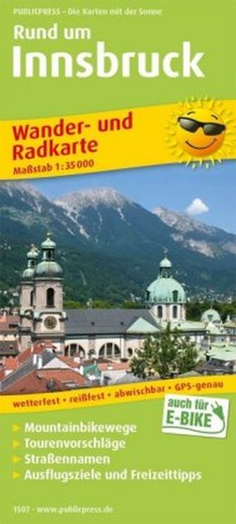 PublicPress Wander- und Radkarte Innsbruck und Umgebung