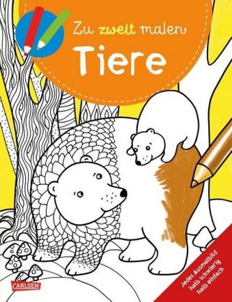 Zu zweit malen - Tiere