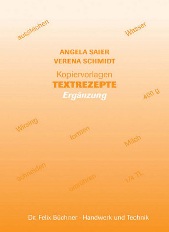 Kopiervorlagen Textrezepte - Ergänzung