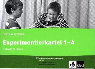 Experimentierkartei 1-4, Lehrerversion