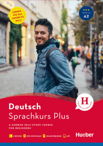 Hueber Sprachkurs Plus Deutsch A1/A2, Englische Ausgabe, 2 Bde.
