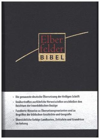 Elberfelder Bibel - Taschenausgabe, ital. Kunstleder schwarz Elberfelder Bibel - Taschenausgabe, ital. Kunstleder schwarz