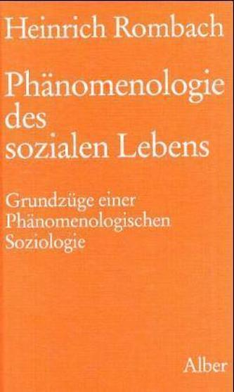 Phänomenologie des sozialen Lebens